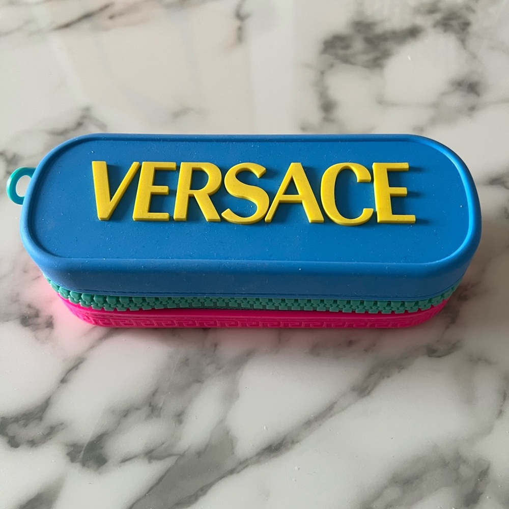Versace Vibrant Blue and Pink Case